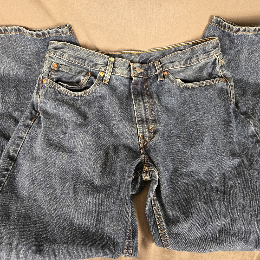 Levi’s 550 Relaxed Fit Jeans Men’s 36x32 Blue Denim